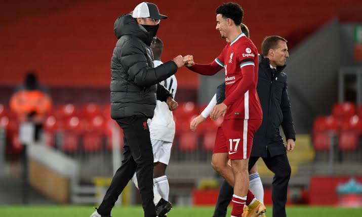 It’s ‘exceptional’: Klopp was delighted with what Curtis Jones did while on injured reserve