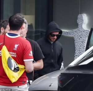 PICTURED: Alexis Mac Allister completes his Liverpool medical as the Reds close in on the £60m signing of the Argentina World Cup winner from Brighton 