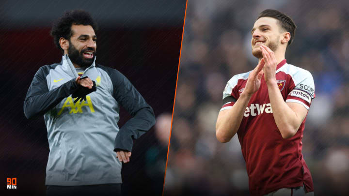 Mohamed Salah and Declan Rice among nominees for Premier League Player of the Month