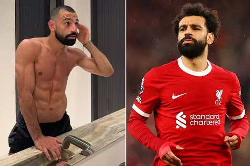 Mohamed Salah’s shirtless selfie shows Liverpool ace is ready for new season